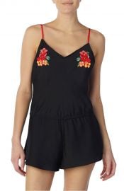 Room Service Satin Romper at Nordstrom